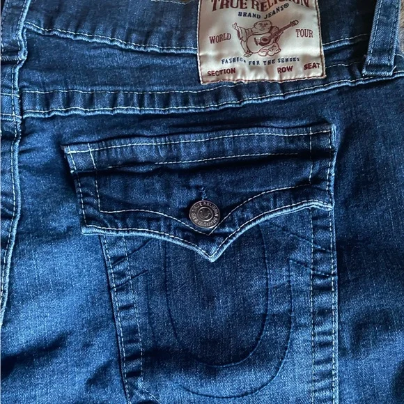 True Religion Jeans GENO Slim Jean Dark High Road Wash - Picture 6 of 8